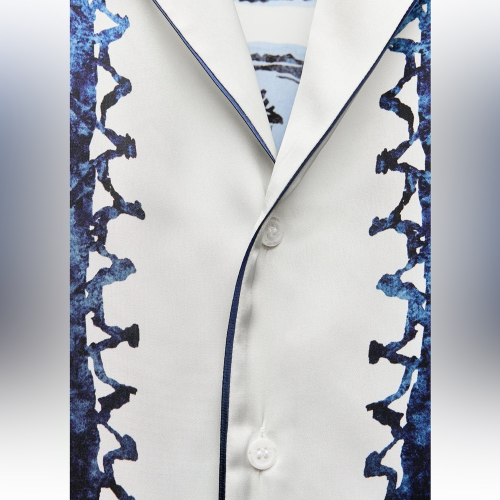 NWT ZARA SS24 PRINTED SHIRT ZW COLLECTION 2792/137 014/003 - Picture 14 of 15
